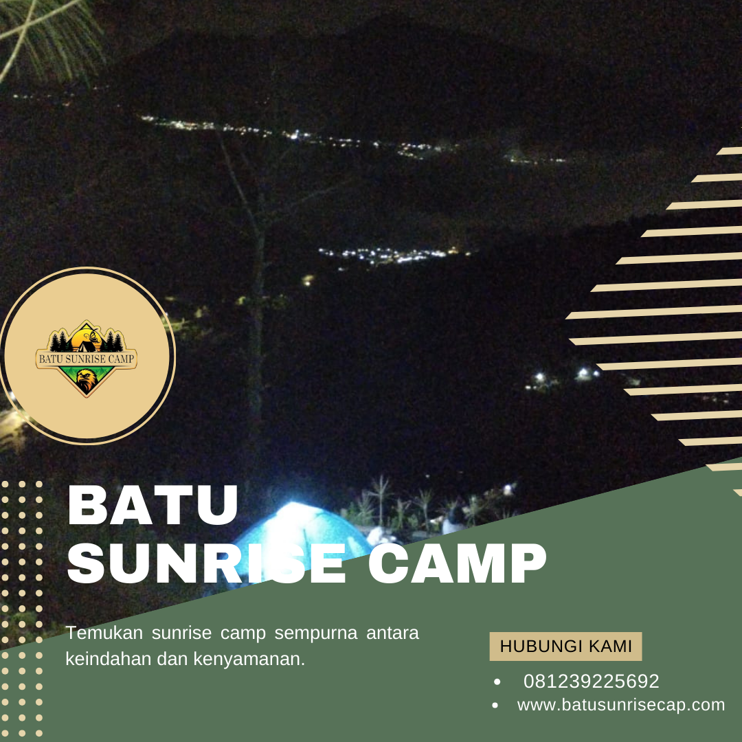 Paket Sunrise 1 Three Person Batu Sunrise Camp