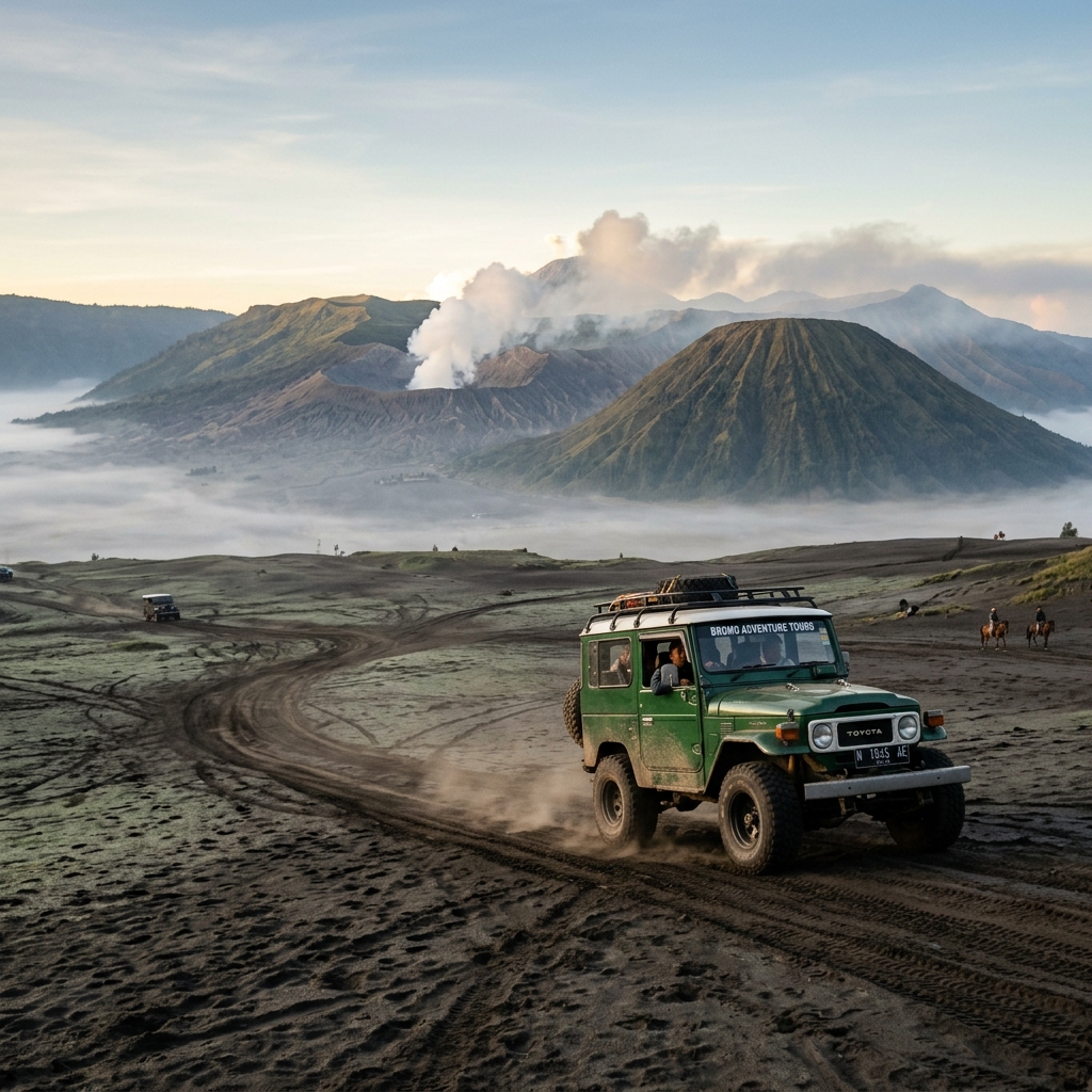 Kombinasi perjalanan ke Bromo dan Ijen dalam satu paket wisata yang memukau
