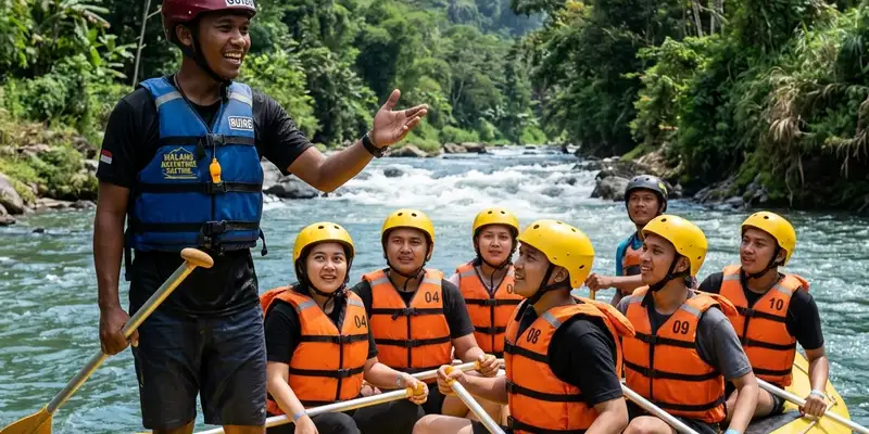 Tips Keselamatan River Rafting bagi Pemula di Malang
