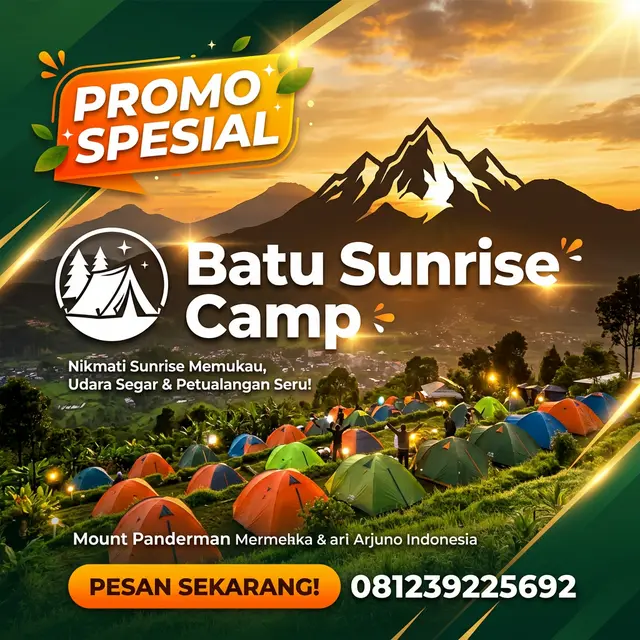 Promo Camping Stargazing Batu Sunrise Camp